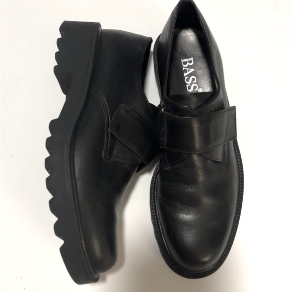 ✨BASS✨Leather Loafers - Picture 1 of 4